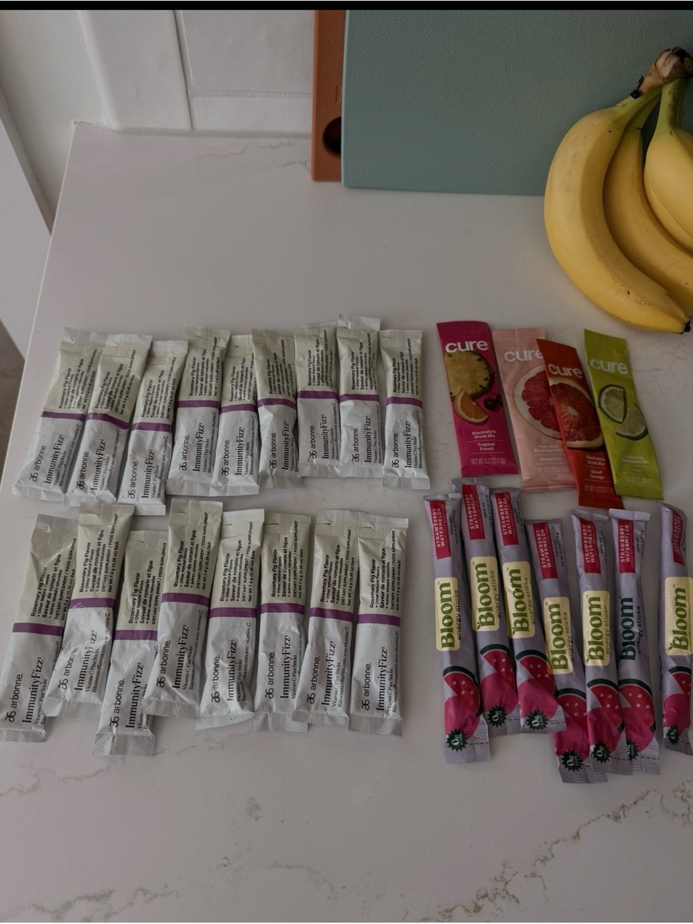 Hydration Stick Mixes - Arbonne, Bloom and Cure Brands